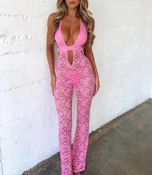 Lace Jump Suit