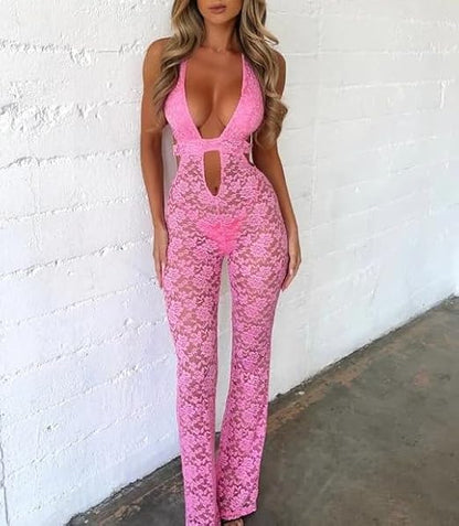 Lace Jump Suit