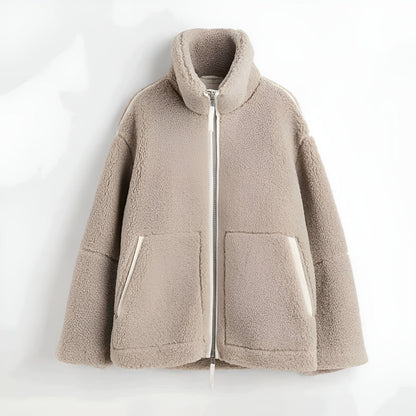 Teddy Fleece Lined Jacket
