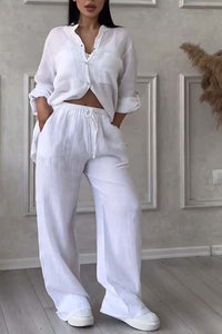 Casual Linen Vacation Set 1