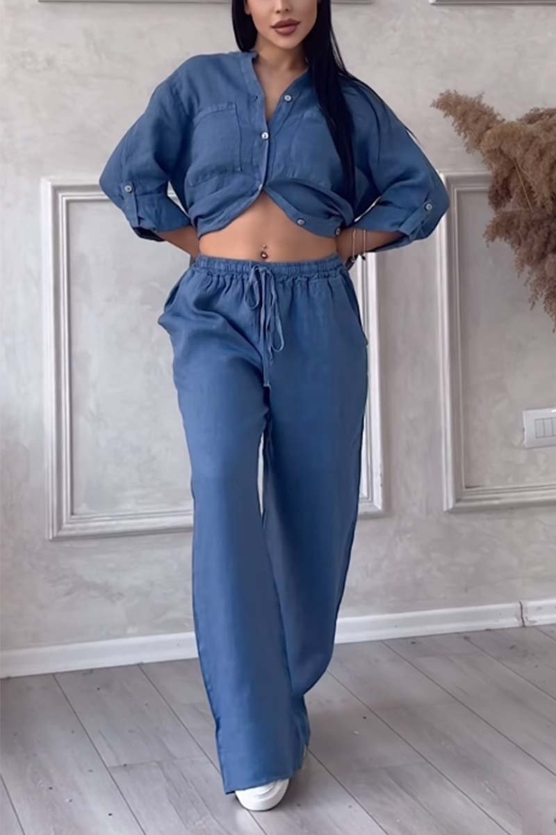 Casual Linen Vacation Set 3