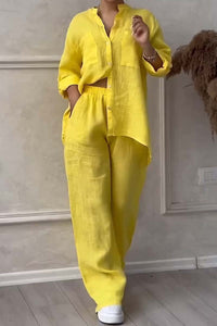 Casual Linen Vacation Set 2